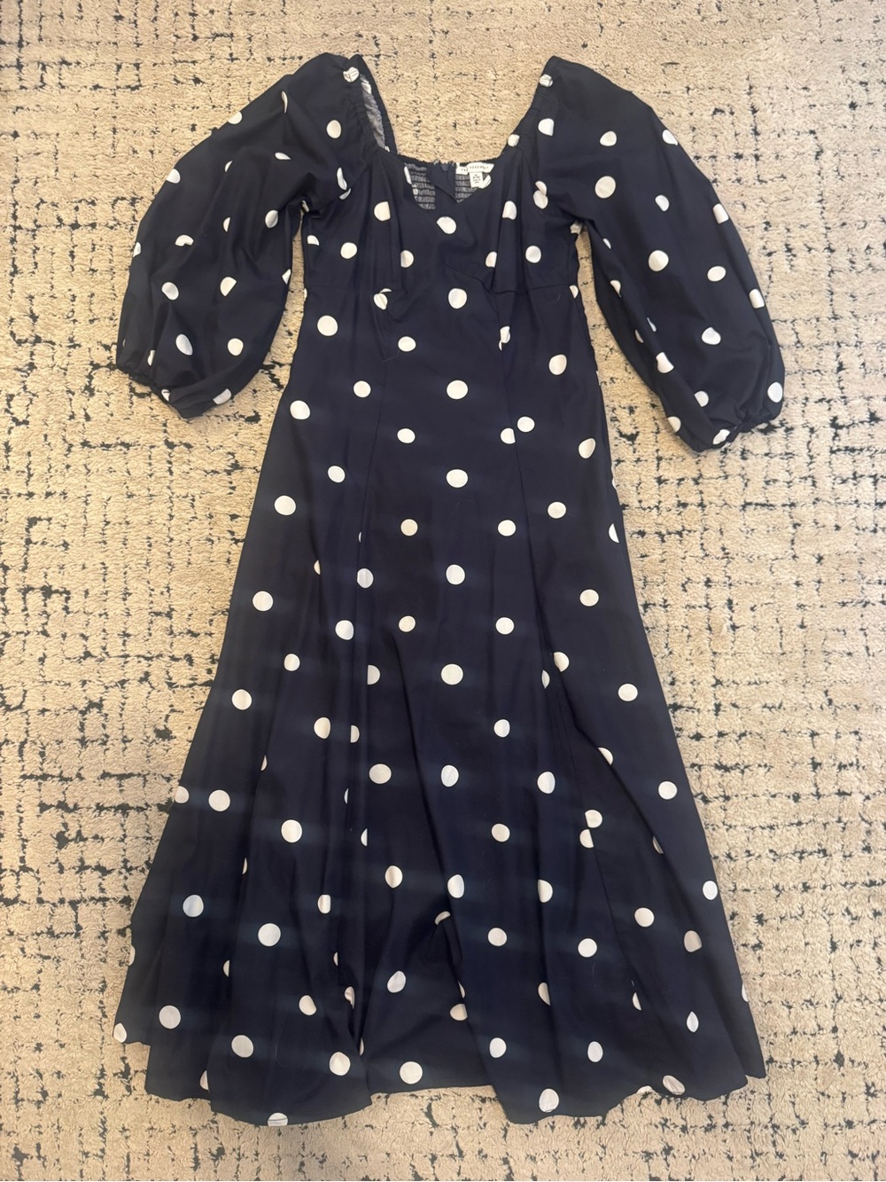 Polka Dot Midi Dress